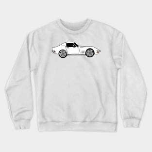 White C3 Corvette Crewneck Sweatshirt